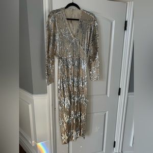 Sequin Maxi dress from Zara
